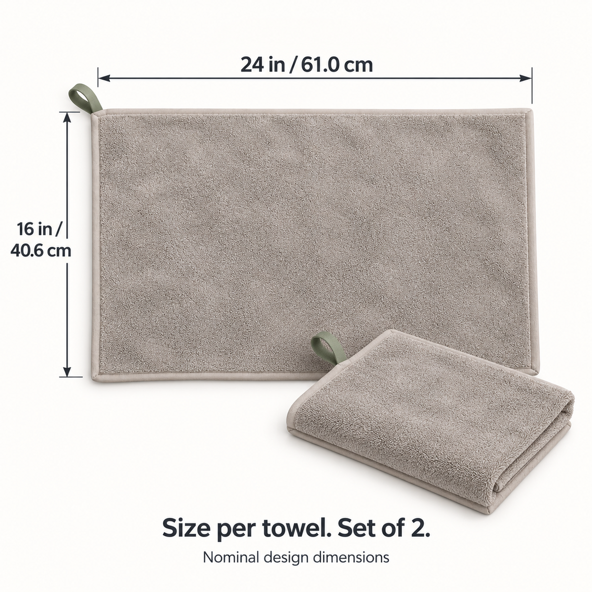 Pawfold Microfiber Pet Towel Set of 2