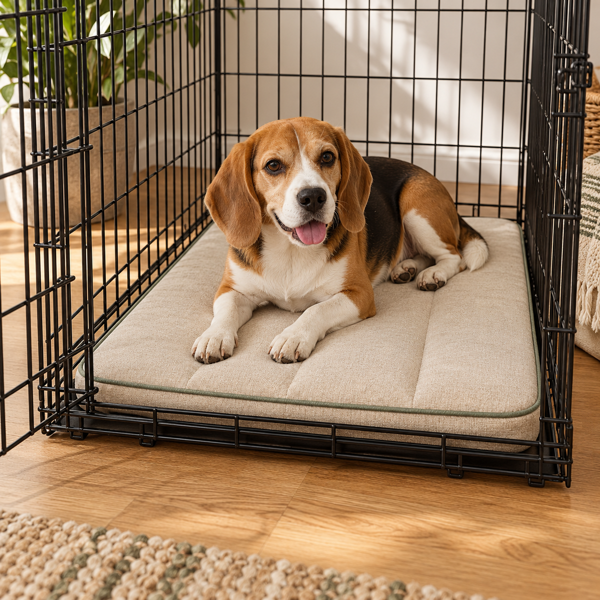 Quietnest Channel-Stitched Pet Crate Mat