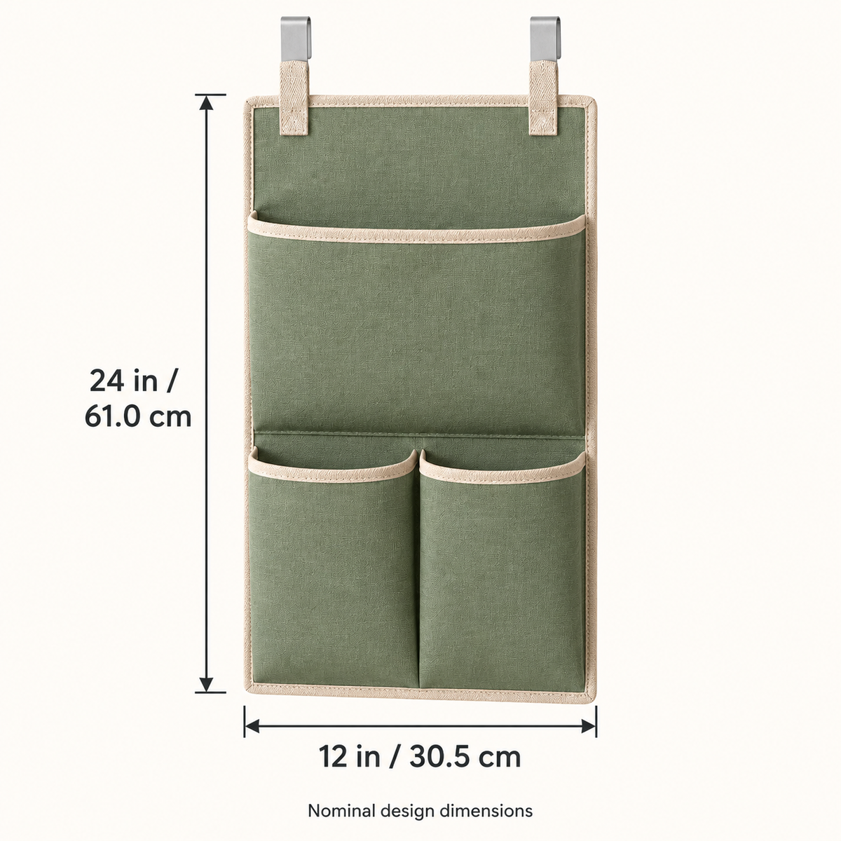 Walkwell Three-Pocket Door Organizer