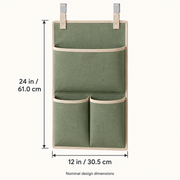 Walkwell Three-Pocket Door Organizer